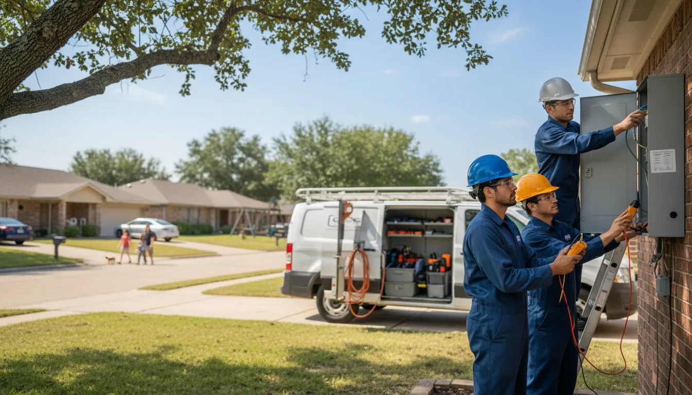 Certified electrician providing emergency electrical services in Amidon, ND